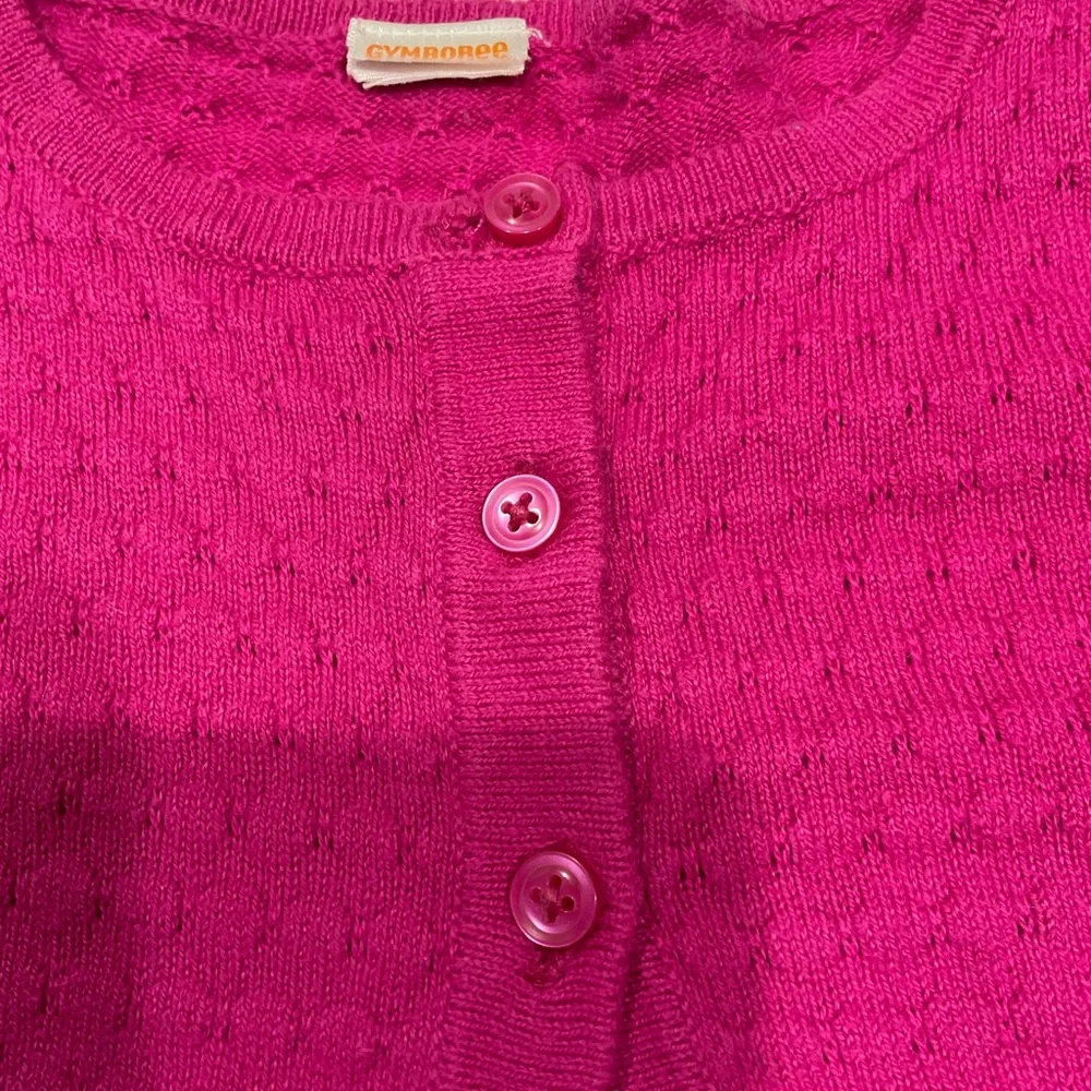 🌼🌼Gymboree Girl’s Jersey Three Top Buttons Open Front Cardigan, 5-6 years